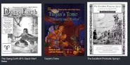 Dying Earth RPG Quick Start and Turjan's Tome of Beauty and Horror book covers.