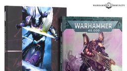 A striking display features two editions of the "Codex: Emperor’s Children" for Warhammer 40,000. On the left, a dark cover showcases a dynamic illustration of a warrior wielding a sword, while the right cover presents a vibrant image of a heavily armored figure with a weapon, both embodying the chaotic essence of the Emperor’s Children. The titles "Codex: Emperor’s Children" are prominently displayed on both covers, emphasizing the focus on this faction's lore and gameplay.