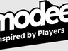 The image features the Asmodee logo, prominently displayed in bold, modern typography. The word "Asmodee" is in large, white letters against a black background, with the tagline "Inspired by Players" in smaller white text below. The overall design conveys a sleek and professional aesthetic, reflecting the brand's focus on tabletop gaming.