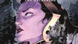Liliana Vess in armor, surrounded by undead and a graveyard. Text: "UNTOLD STORIES"