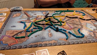 a badly run ticket to ride game