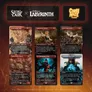 Six Magic: The Gathering Secret Lair cards displayed on a dark background. Top left reads "Secret Lair x Labyrinth" with a stylized logo. Three cards titled "Jareth, Goblin King," "Call Out the Goblins!" and "Dance with the Goblins!" show fantasy characters and goblins.