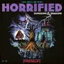 Horrified Dungeons & Dragons Ravenloft game box art with vampire, castle, and haunted house.