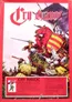 The cover of the classic wargame "Cry Havoc" features a dynamic illustration of medieval knights in battle, prominently displaying a knight in red armor with a lion emblem on a yellow background. Surrounding him are other armored figures engaged in combat, with a backdrop of a rocky landscape and a purple sky. The title "Cry Havoc" is boldly displayed at the top in a stylized font, with additional game details outlined in a box at the bottom.
