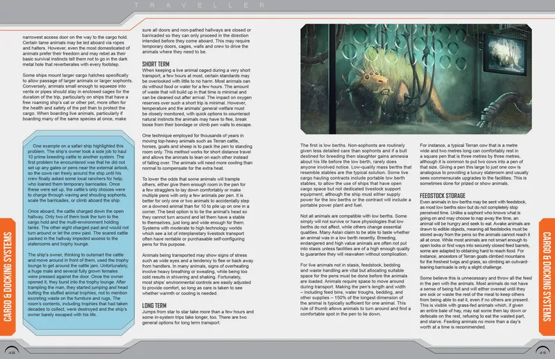 Two page spread detailing Live Cargo