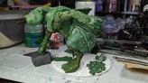 Large Scale Green Stuff Scarc Model for Final Earth hand sculpted by Dave Parrish, For the Final Earth Game Sytem by Final Games UK.