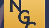 NGC on a gold shield