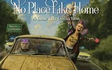 A yellow car with license plate "ROL 111N" on a road, a person with purple hair leaning out, and a "Welcome to LONDON" sign.
