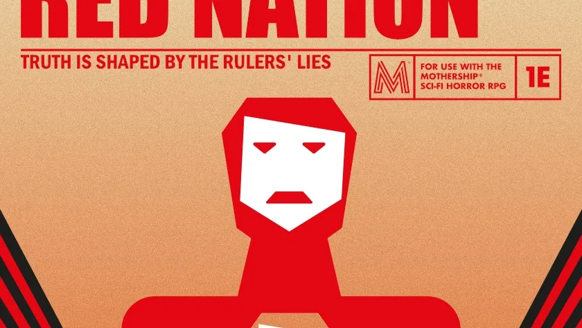 Red Nation cover: stylized red figure with two white masked faces, text "RED NATION TRUTH IS SHAPED BY THE RULERS' LIES"