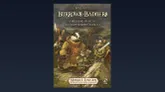 The image features the cover of the second edition of "Burrows & Badgers," a skirmish game centered around anthropomorphic animals. The artwork showcases a group of characters, including a badger in a cloak, a mouse wielding a sword, and a rabbit holding a spear, all set against a natural backdrop of rocks and greenery. The title is prominently displayed at the top, with the subtitle and author information below, all set against a dark gradient background.