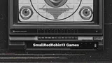 Black-and-white CRT television set displaying a stylized graphic. On the screen are four large, cartoonish eyes arranged around a circular target pattern resembling a radar or sonar display. Below the screen, the words “Electronic Tuning System” are printed on the TV’s front panel. Above the TV, a white sign with bold, uneven black lettering reads “PILOT EPISODE” at the top and “A Time To Drop Hack” below it.
