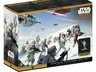 The box for the "Echo Base Defenders Army Box" features a dynamic illustration of Rebel soldiers in snowy terrain, equipped for battle on the icy planet Hoth. Prominently displayed is a Special Edition miniature of General Leia Organa, alongside various troopers and a Wampa in the background. The packaging includes the "Star Wars: Legion" logo and highlights the special edition status, with additional text in multiple languages on the top.