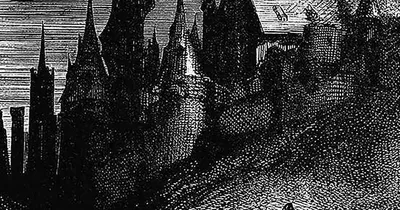 Gothic castle silhouette with flying bats, text "Bleeding Heroes Roleplaying Game"