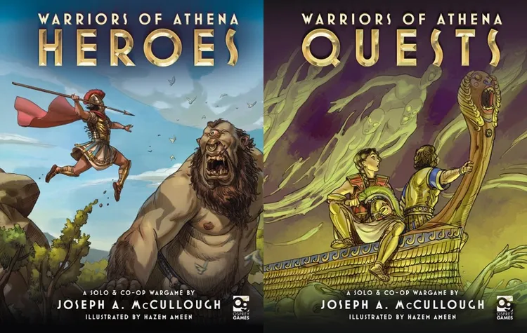 The image features two book covers from the 