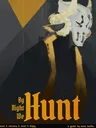 Silhouetted figure in dark cloak and hooded mask, holding a glowing, skeletal hand. Dark, gothic text reads: "By Night We Hunt." Subtext: "soul & sorcery & soul ttrpg."