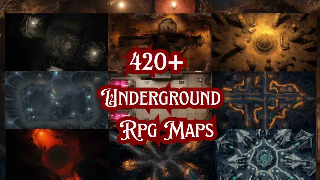 Broaden Your Dungeon-Delving Horizons with These Fabulous RPG Maps