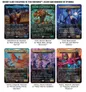 Six Magic: The Gathering cards featuring Eternia characters.
