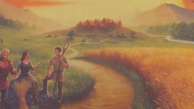 three travellers on what seems to be the start of their journey