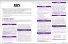 "ARTS" text with a purple and white background.