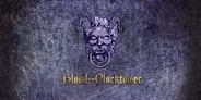 Purple ram-headed door knocker with text "Blood on the Clocktower"