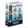 Marvel Crisis Protocol Miniatures Game Hard To Hit Character Pack box with 5 miniatures and character portraits.