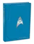 Blue book cover with metallic silver Starfleet insignia featuring a circle and three curved lines. Text reads: "SCIENCE DIVISION" and "PHASE II CRB // 0047-0224."