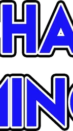 The text features the words "BIRMINGHAM ANIME & GAMING CON" in bold, vibrant blue letters against a contrasting background. The design emphasizes a playful and energetic theme, suitable for an event focused on anime, gaming, and related activities. The letters are stylized, with some featuring unique shapes, enhancing the visual appeal.