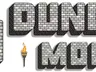 Bold, blocky text spells out "MEGA DUNGEON MONTH" in a stone brick style, evoking a dungeon-like atmosphere. A stylized torch with a flame is positioned to the right of the text, adding to the adventurous theme. The overall design is eye-catching and fits the tabletop gaming aesthetic, suggesting a focus on dungeon crawling and RPG content.