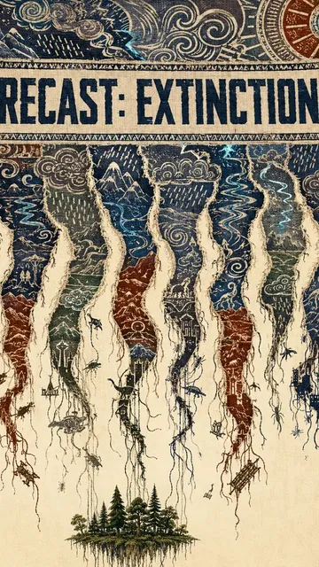 Forecast: Extinction, intricate nature and city illustrations
