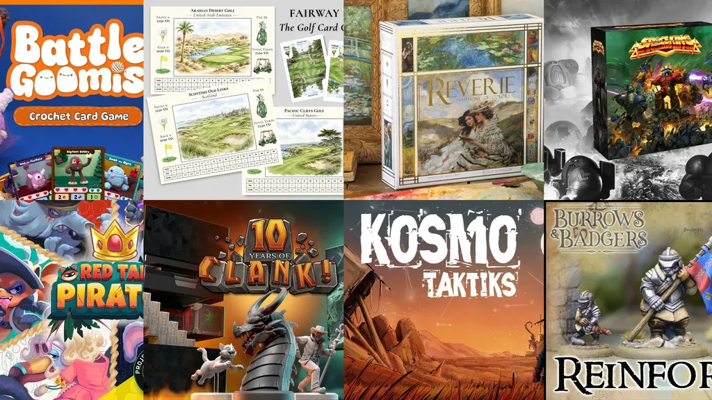 Golf cards, Reverie box, 10 Years of Clank!, Kosmo Taktiks
