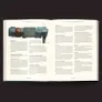 A detailed open book displays information about the new ship, The Kumaranti, from Free League Publishing's Coriolis: The Great Dark. On the left page, an illustration of the ship shows its robust design, featuring a large cargo hold and prominent engines. The right page contains text outlining the ship's history, notable incidents, and various locations within the ship, such as the bridge, captain's quarters, and med bay, providing a comprehensive overview for players.
