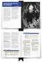 The image shows an open magazine spread. On the left page, there is a block of text with the heading "Gary's Appendix" and a subheading "Frequent Conflict." The text is divided into multiple paragraphs and sections, including "Minions and Masters" and "Bone Totem Generator (3d6)." On the right page, there is a black-and-white illustration of a goblin-like creature with prominent ears, a large nose, and sharp teeth, appearing to shout or scream. Below the illustration, there is a section titled "Encounter Generator" with a subheading "1d6 Bonjinx Encounter," followed by a list of numbered entries describing different encounters involving goblins, such as "1 shaman, 1d4+1 bashers, and 1 skeleton raised by the caster. Seeking a secret door." Further down, there are sections titled "Bonejinx Basher, Goblin," "Bonejinx Shaman, Goblin," and "Bonejinx Bruiser, Goblin," each with attributes and descriptions.