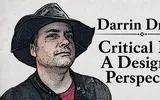 Man in cowboy hat, text: "Darrin P Critical A Desi Perspe"
