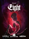 Skeletal hand tossing glowing coins, text "Eight" above
