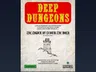 The image features the cover of the RPG adventure module titled "DEEP DUNGEONS DD1: The Tower of Leorik the Bold" by Jonathan Hicks. The cover has a textured, parchment-like background with bold red lettering for the title at the top. Below the title, a hand-drawn illustration of a tower is depicted, accompanied by the subtitle and author’s name in a smaller font. The bottom of the cover includes a green label indicating it as a short low-level adventure for fantasy roleplaying games, along with the logo of Farsight Games.