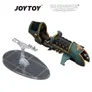 Green and gold jetbike on clear stand, JOYTOY and Warhammer logos.
