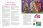 A colorful and whimsical illustration depicts a scene from the Land of Eem tabletop roleplaying game, featuring a diverse group of characters gathered around a table in a vibrant forest setting. A lion-like creature with a regal demeanor holds a cup, while a humanoid figure in armor and another character engage in conversation, showcasing the game's lighthearted and adventurous spirit. The background features stylized trees and foliage, enhancing the fantastical atmosphere of the Mucklands.