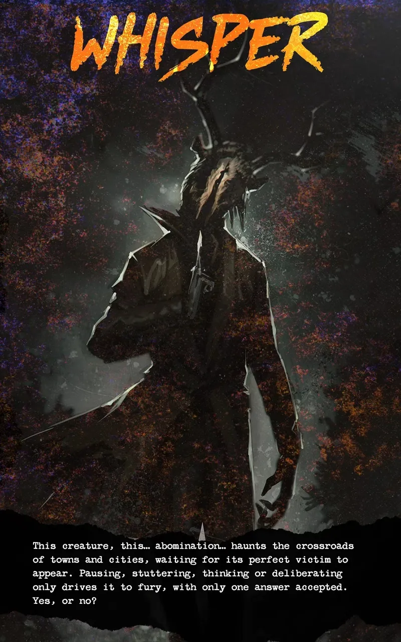 Silhouette of a cloaked figure against a dark, textured background.