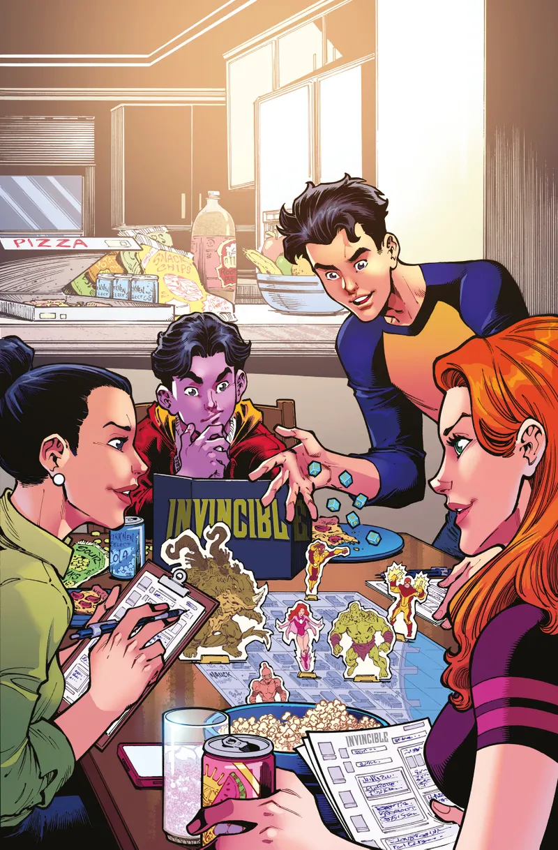 Image: invincible rpg variant comic book cover