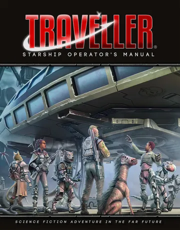 The Book Cover showing a crew looking upon their Starship