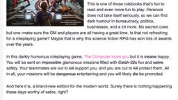 Showing the Core Rule Book cover and description as shown on Roll20