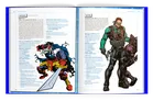 Illustration of Best Tiger, a masked superhero in green and black, carrying a person.