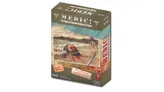 MEDIC! The Triage and Treatment Solitaire Card Game box with map, helmet, and medical items.