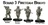 Four detailed miniature figures representing Squad 3 Fireteam Bravo are displayed. From left to right, the figures include a Rifleman equipped with a MAAWS, an Automatic Rifleman, a Grenadier, and a Fire Team Leader, all wearing modern tactical gear. Each figure is intricately designed, showcasing various weapons and equipment, emphasizing their roles within the squad.
