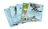 A collection of five encounter cards from Philip Reed’s Deck of Old School Encounters series, featuring a light blue background. Each card displays a unique encounter description, including details about hostile creatures like "3D4 Corpse Thieves" and "3D Undead," along with their reactions and behaviors. The top card prominently features the title "DECK OF OLD SCHOOL ENCOUNTERS," while the illustrations depict various fantasy creatures and scenarios relevant to tabletop RPGs.