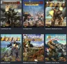 "BattleTech Field Manual 3145, Era Report 3145, Shattered Fortress, ilClan, Tamar Rising, Empire Alone book covers"