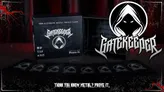Gatekeeper Ultimate Metal Trivia Game box, cards, and logo with hooded figure. Text: "THINK YOU KNOW METAL? PROVE IT."