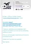 An email from Falling Whale Games to BoardGameGeek's Advertising Manager, Chad Krizan, regarding an ad campaign submission. The email includes a timestamp and a permalink to the ad submission. The Falling Whale Games logo is visible, along with contact information and social media links. The email expresses gratitude for the ad submission and mentions that they will follow up regarding scheduling.