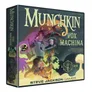 Box for the card game "Munchkin Vox Machina" by Steve Jackson Games. The cover art depicts a group of seven fantasy characters standing on a cloud, holding weapons and items, with colorful magical effects and a skull floating nearby. The title "MUNCHKIN" is prominently displayed in large yellow letters at the top, with "VOX MACHINA" in smaller white letters below. The bottom right corner features the Critical Role logo and the text "A Critical Role GAME". The bottom center reads "STEVE JACKSON GAMES". The left side of the box shows the Steve Jackson Games logo and the number "1552". The top right corner indicates "AGES 10+ 3-6 PLAYERS". The bottom left corner credits the developer, basis, and illustrators.