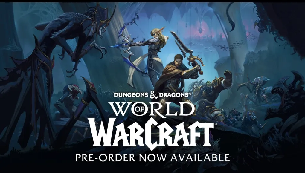 Dungeons & Dragons World of Warcraft pre-order now available with fantasy characters and creatures.